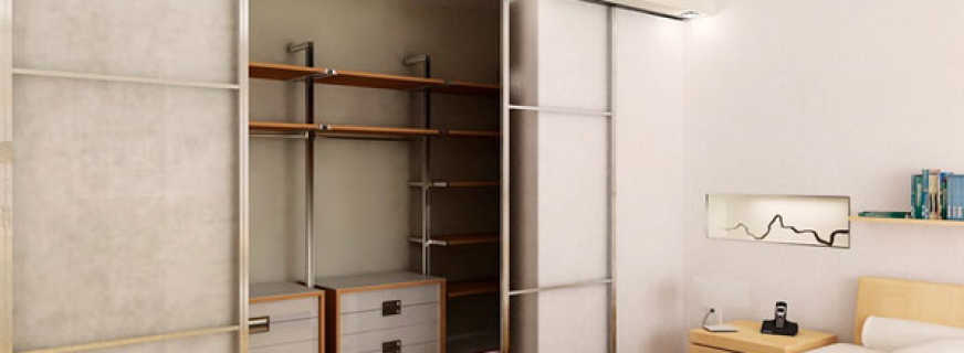 Шкаф купе в гардеробную комнату – шифоньер встроенный