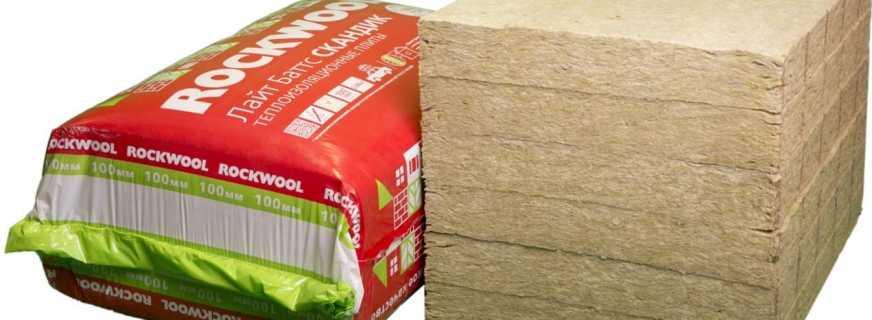 Утеплители ROCKWOOL: основные характеристики и преимущества применения