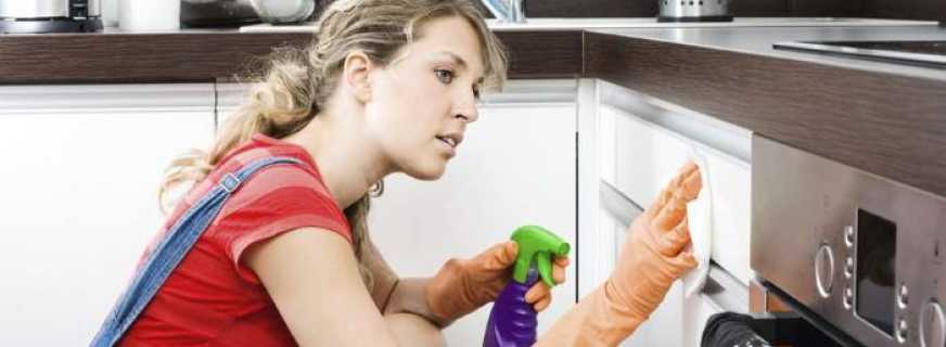 Способы удаления жира с мебели на кухне, чем отмыть