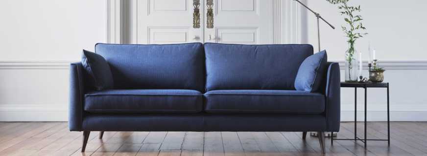 Как подобрать под интерьер синий диван, удачные цветовые комбинации