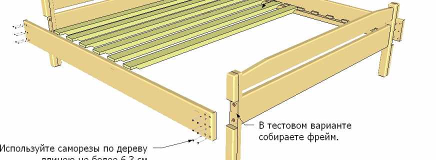 Как выполнить сборку кровати своими руками, пошаговые рекомендации