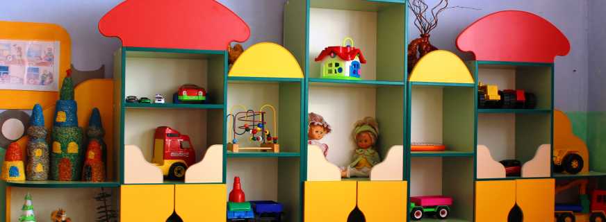 Расстановка мебели в детском саду