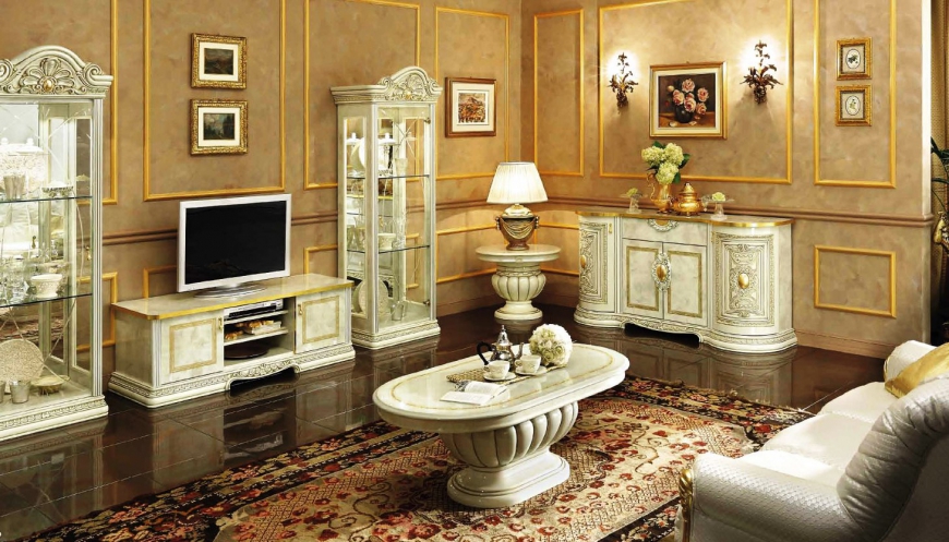Как правильно выбрать мебель для гостиной в классическом стиле
