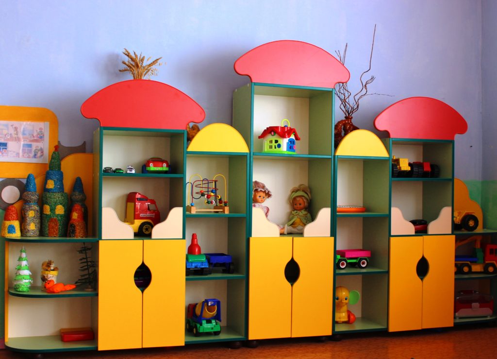 Мебель для детских раздевалок