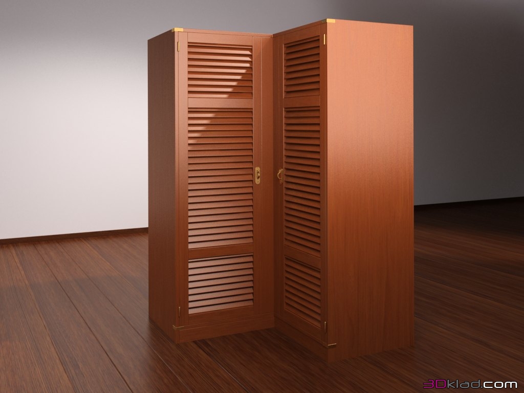 Деревянный шкаф
