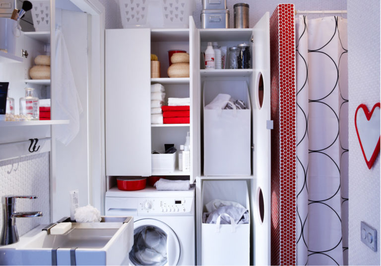 Шкаф для стиральной машины в кухню