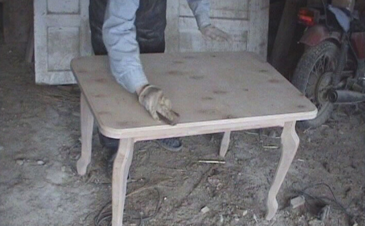 Обработка стола