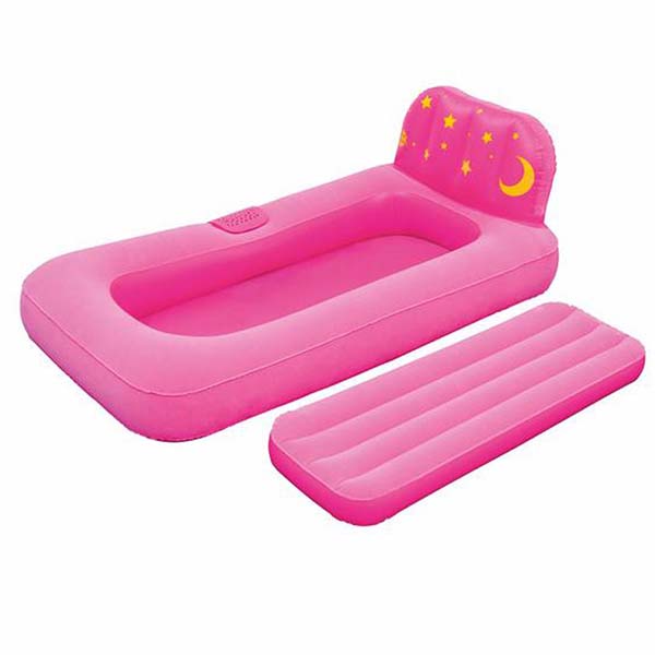 Розовая кровать для ребенка