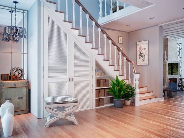 Дизайн прихожей с лестницей в частном доме: варианты оформления