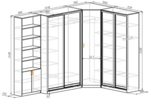Фурнитура для шкафов купе с размерами