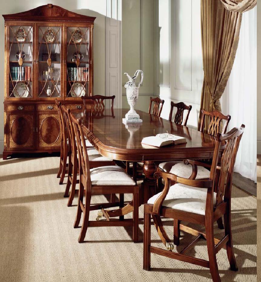 Малазийская мебель. Стол классический. Мебель в стиле английская классика. Мебель для столовой-гостиной. Мебель из дерева английский стиль.
