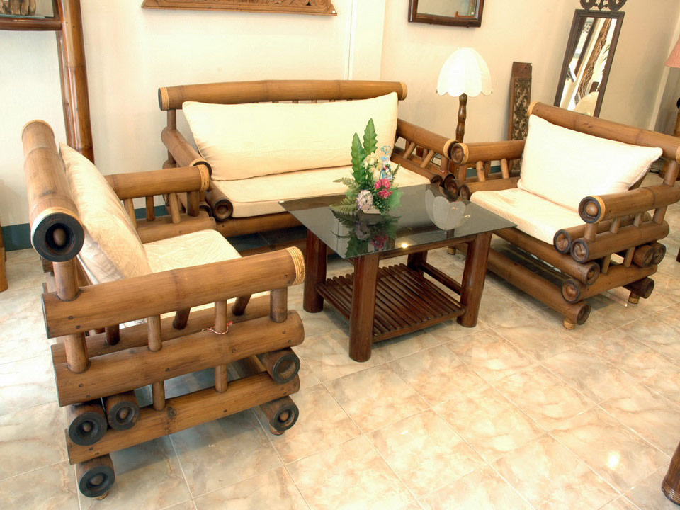 Мебель из бамбука в интерьере
