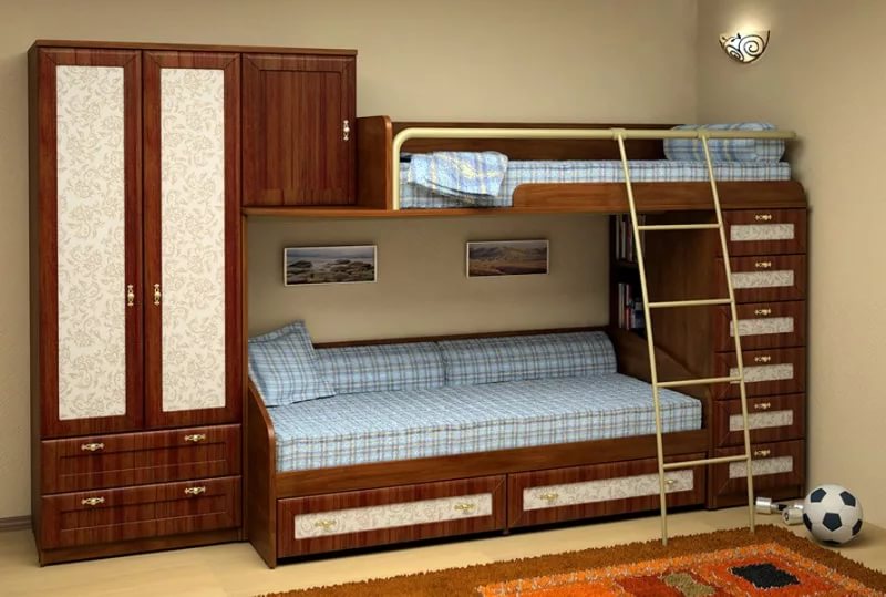Двухъярусные кровати для подростков