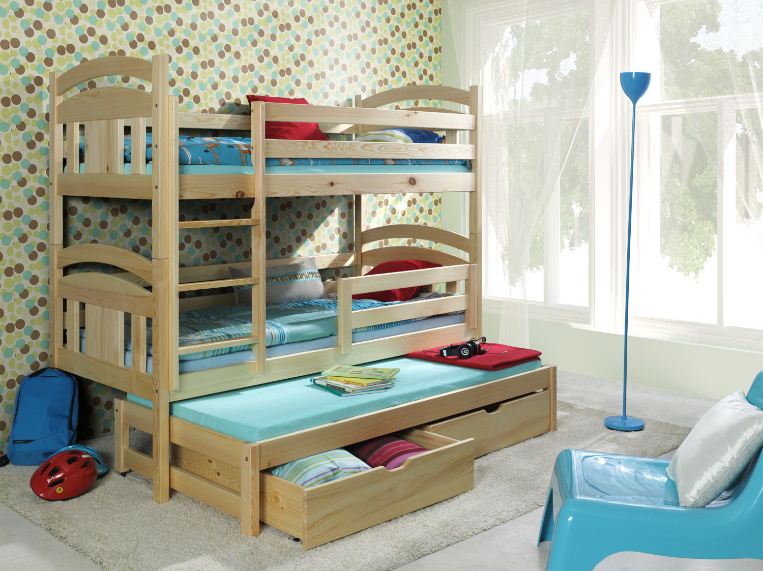 Идеи по обустройству многоэтажных кроватей в детской