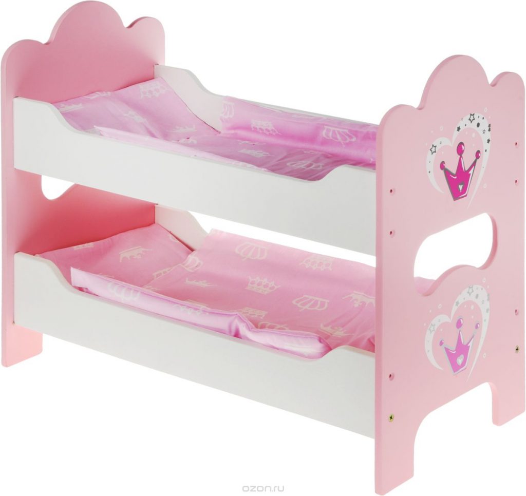 Двуспальная кровать для кукол