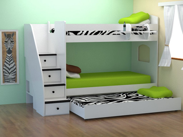 Кровать чердак в детскую комнату
