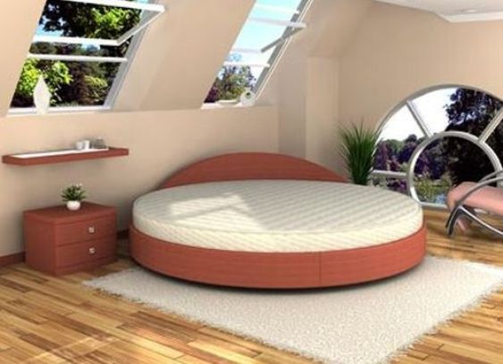 Кровать круглой формы