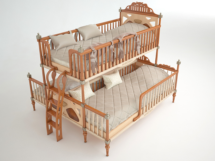 Трехъярусные кровати для детей
