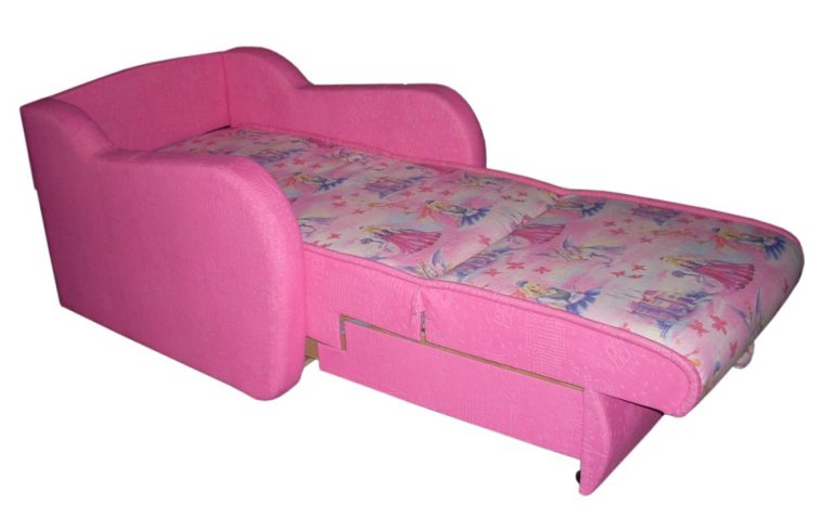 Кресло кровать в кожзаме