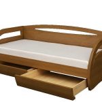 Кровать полуторка с выдвижными ящик