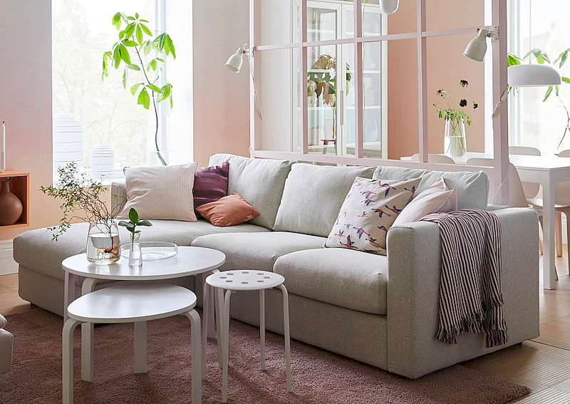 Мягкая мебель IKEA: о бренде, характеристика, примеры в интерьере