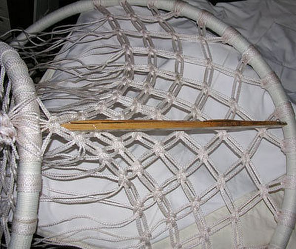 Подвесное кресло-кокон: как сделать своими руками плетеное,пошаговая инструкция