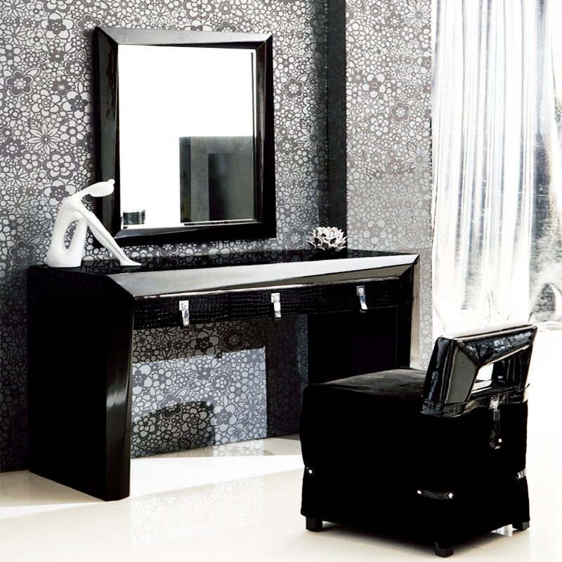 Bi stylish dressing tables modern minimalist small apartment bedroom dresser dressing table with mirror makeup stool Домострой