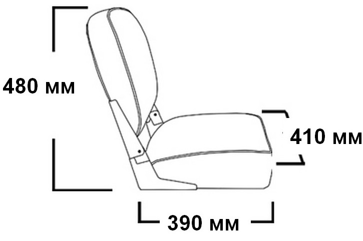 Поворотное кресло для лодки пвх своими руками чертежи