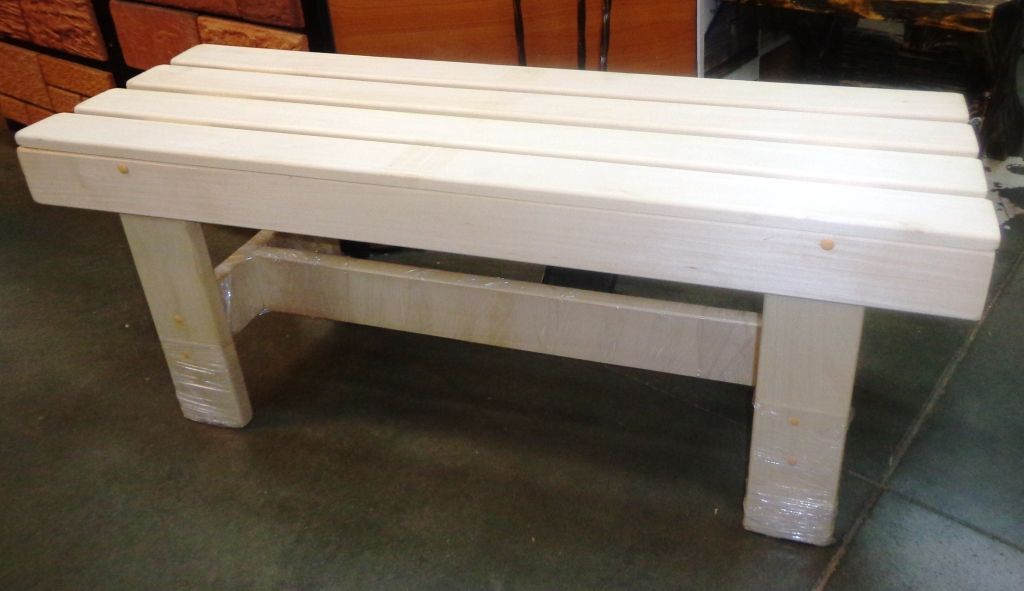 Как сделать скамейку для бани, основные требования к древесине