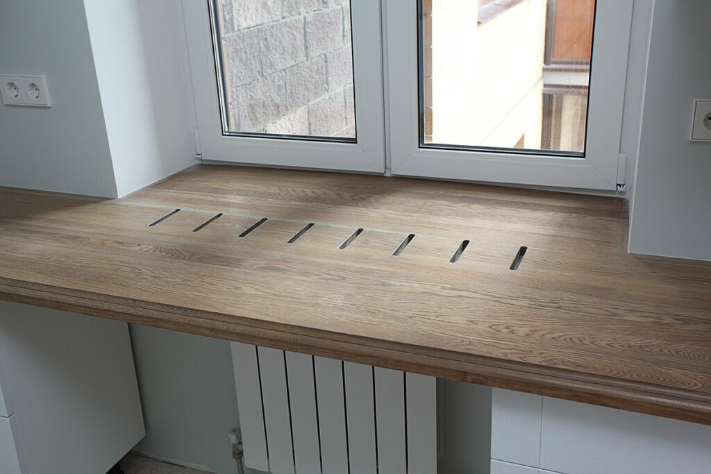 Подоконник-столешница на кухне 58 фото стол переходящий в подоконник как сделать совмещенный вариант вместо стола в хрущевке