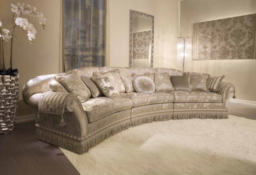 Где купить красивый угловой диван для классического интерьера