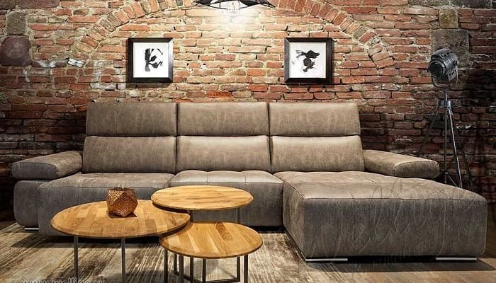 Какой купить диван для гостиной в стиле лофт